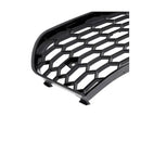 1 Pair Front Bumper Fog Light Grilles, ABS Direct Fit Replacements for Audi A5, S5 B8 and RS5 2008-2012, Silver Plated