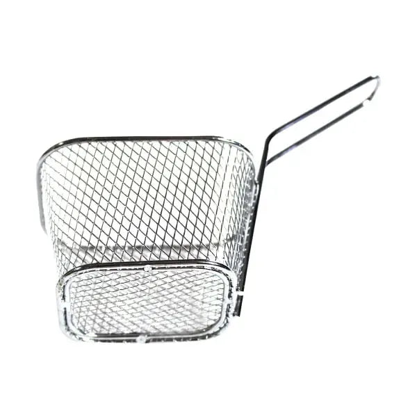 8 Pack Stainless Steel Mini Fry Baskets, Serving Holders for Fries, Snacks, Restaurants, Pubs, Catering and Party Food