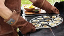 Cast Iron Oyster Grill Pan with 12 Cavities, Non-Stick Baking and Serving Plate for Grilling, Cooking and Seafood, Black