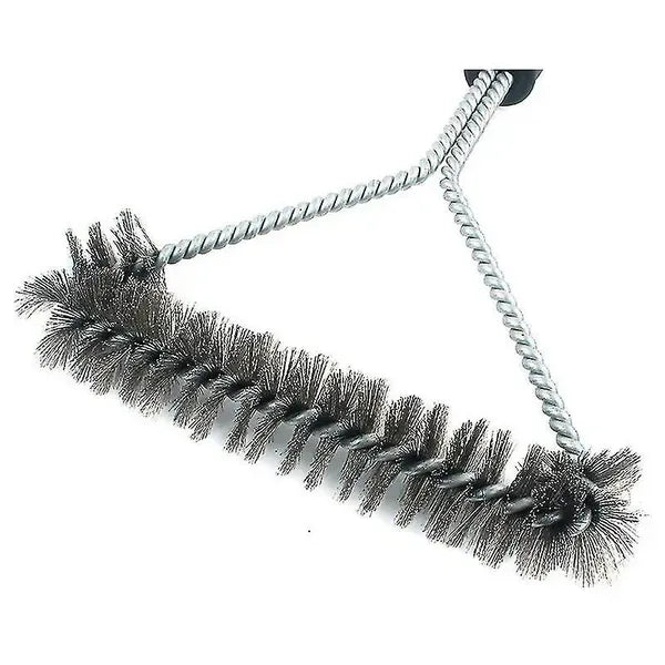 Stainless Steel BBQ Grill Cleaning Brush with Ergonomic Handle for Outdoor Grills, Smokers, Grates and Everyday Maintenance, 30 x 17 cm