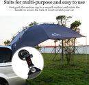 4 Pack Heavy Duty Rotating Suction Cup Anchors with Locking Handles for Tents, Awnings, Travel and Smooth Surfaces, Black