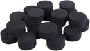 24 Pack Self-Adhesive Flower Pot Feet, Round Plant Pot Risers for Drainage, Slip Protection and Patio Protection, Black, 1.5 cm