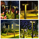 Solar Powered Garden Ground Light with Automatic Dusk to Dawn Sensor, Waterproof Stake Lamp for Paths, Lawns, Patios and Landscapes