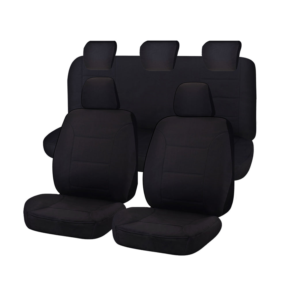 Seat Covers for MAZDA BT-50 B22P/Q-B32P/Q UP SERIES 10/2011? 08/2015 DUAL CAB FR BLACK CHALLENGER