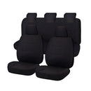 Seat Covers for MAZDA BT-50 B22P/Q-B32P/Q UP SERIES 10/2011? 08/2015 DUAL CAB FR BLACK CHALLENGER