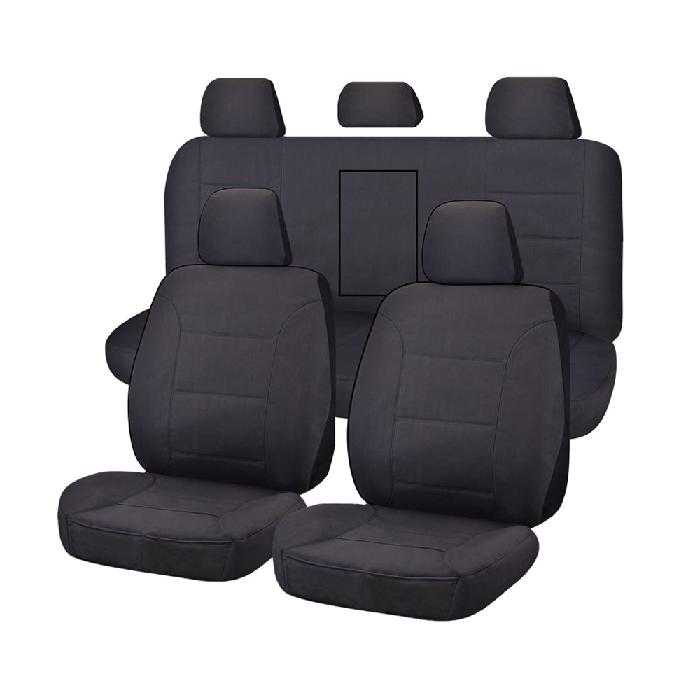 Seat Covers for MITSUBISHI TRITON FR ML-MN SERIES 06/2006? 2015 DUAL CAB UTILITY FR CHARCOAL CHALLENGER