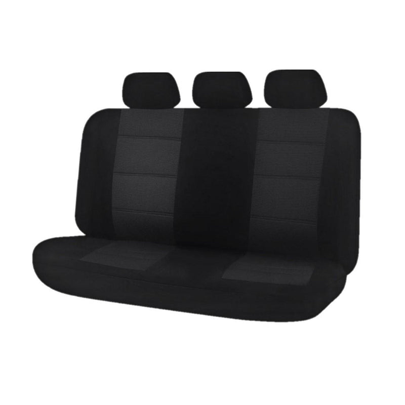 Universal Premium Rear Seat Covers Size 06/08H | Black