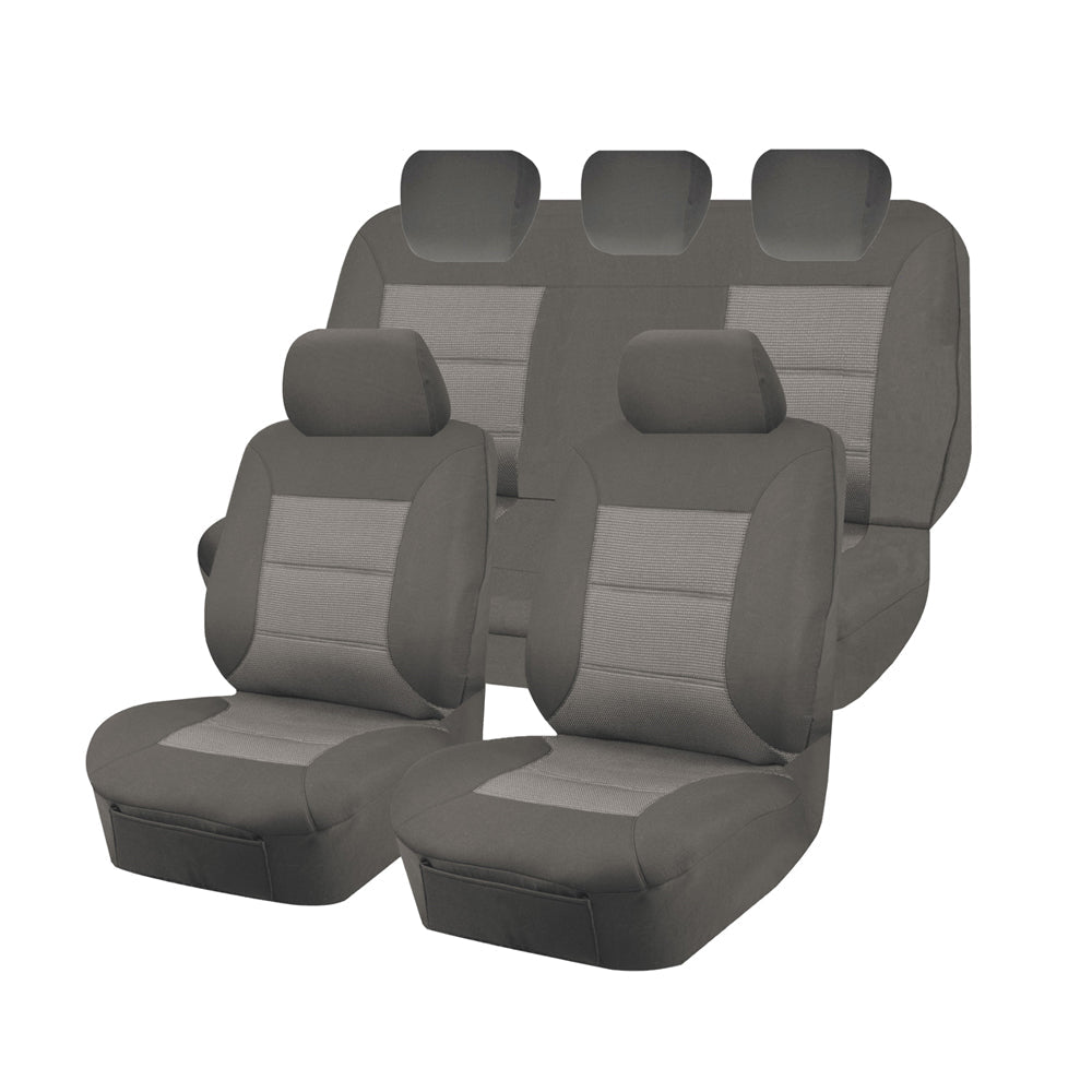 Seat Covers for MAZDA BT-50 B22P/Q-B32P/Q UP SERIES 10/2011? 08/2015 DUAL CAB FR GREY PREMIUM