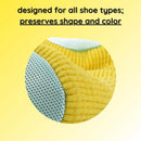 Washing Machine Shoe Laundry Bag Scratch Resistant Shoe Wash Pouch Prevent Deformation Home Use Yellow 2 Pcs Great Christmas Present