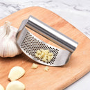 Ring-Style Stainless Steel Garlic Press Manual Garlic Crusher Home Kitchen Garlic Mincer Masher Tool Ideal Christmas Gift
