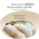 Thick Bunny Fleece Standard Blanket Warm Milk Fleece Flannel Office Nap Throw Off White 150×200cm Recommended Christmas Holiday Gift