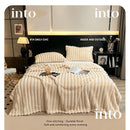 Soft Compact Bunny Fleece Blanket Thick Flannel Travel Knee Throw Kids Blanket Off White 100×150cm Great Christmas Present
