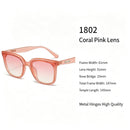 Sweet Coral Pink Frame Pink Lens Cat Eye Sunglasses UV400, Youthful Cute Daily Casual Look, Popular Christmas Holiday Gift