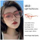 Sweet Clear Pink Frame Gradient Pink Lens Cat Eye Sunglasses UV400 Blocking, Youthful Kawaii Daily Casual Style, Nice Christmas Present