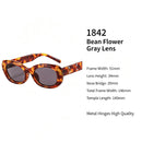 Unique Mottled Grey Lens Cat Eye Sunglasses UV400, One-of-a-Kind Texture Statement Piece, Nice Christmas Present