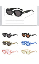 Minimalist White Frame White Lens Cat Eye Sunglasses UV400 Blocking, Sleek Monochrome Modern Look, for Christmas Gifting