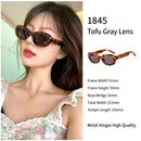 Unique Mottled Grey Lens Cat Eye Sunglasses UV400 Protection, Textured Artistic Statement Piece, Ideal Christmas Gift