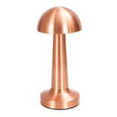 3-Color Dimmable LED Tap Light Red Bronze Dumbbell B Style, USB Rechargeable Industrial Style, Bar Counter Ambient Night Lamp, Suitable for Christmas Gifting