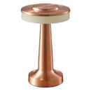 3-Color Dimmable LED Tap Light Red Bronze Dumbbell E Style, USB Charging Retro Vibe, Lounge Bar Counter Atmosphere Lamp, Recommended Christmas Holiday Gift