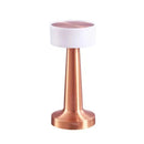 3-Color Dimmable LED Night Lamp Red Bronze Dumbbell D Style, USB Rechargeable Industrial Style, B&B Decorative Ambient Light, Ideal Christmas Gift