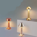 3-Color Dimmable LED Mini Lamp Gold Dumbbell A Style, USB Charging Compact Metal, Bedside Portable Night Light, Great Christmas Present