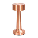 3-Color Dimmable LED Decor Light Red Bronze Dumbbell A Style, USB Charging Retro Mini, Cafe Tabletop Ambient Lamp, Popular Christmas Holiday Gift