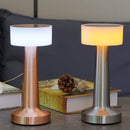 3-Color Dimmable LED Ambient Lamp Gold Dumbbell C Style, USB Charging Elegant Metal, Vanity Table Soft Fill Light, Nice Christmas Present
