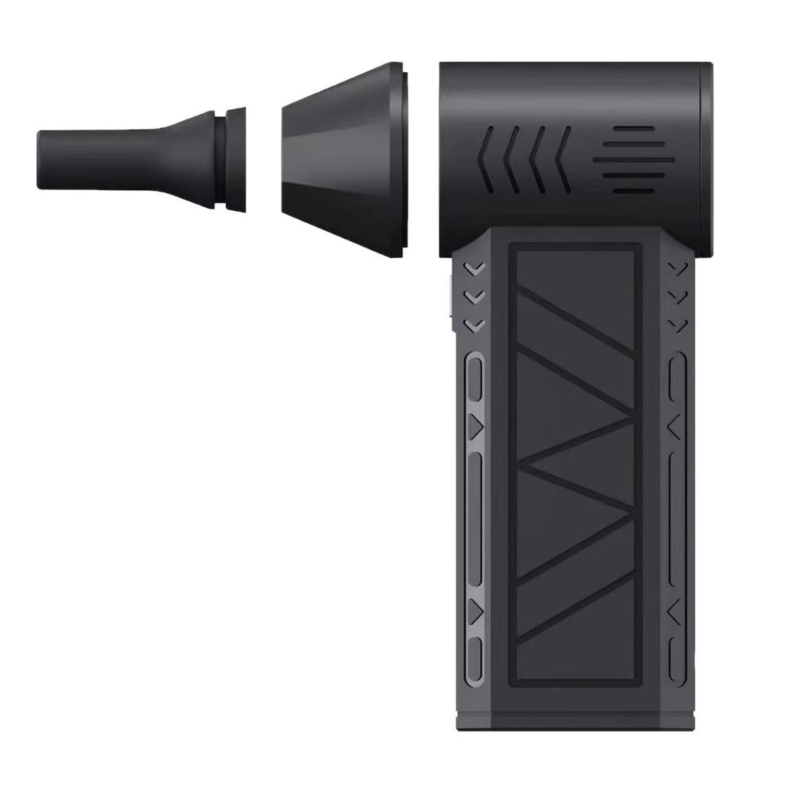 High‑Speed Brushless Mini Portable Turbo Fan, Handheld Wireless Blower for Outdoor Use, LED Light Vacuum & Blowing Function Storage Bag Packaging