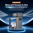 High‑Speed Brushless Mini Portable Turbo Fan, Handheld Wireless Outdoor Blower, Blowing Mode With 6000MA Battery, Christmas Outdoor Practical Gift