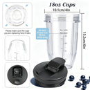 Replacement Ninja Blender Cup Compatible with 32oz 24oz 18oz BL480 BL482,18oz Blender Cup with Flip鈥慣op Lid,Christmas Kitchen Practical Gift
