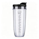 Replacement Ninja Blender Cup Compatible with 32oz 24oz 18oz BL480 BL482,32oz Blender Cup with Flip鈥慣op Lid,Christmas Household Accessory Gift
