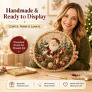 Four Seasons & Holiday Pearl Art DIY Hanging Wreath – 3D Sparkling Adult Craft Ornament with Spring, Summer, Autumn, Winter & Christmas Themes. Curated for Independent Stores. Perfect for Stress Relief, Home Decor & Gifting.[Santa Claus]