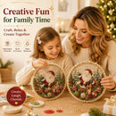 Four Seasons & Holiday Pearl Art DIY Hanging Wreath – 3D Sparkling Adult Craft Ornament with Spring, Summer, Autumn, Winter & Christmas Themes. Curated for Independent Stores. Perfect for Stress Relief, Home Decor & Gifting.[Pumpkin]