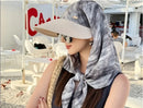 1pc Women's Wide Brim Neck Flap Sun Hat, Lightweight Breathable Shoulder Cover Sunshade Cap, Perfect for Summer Beach & Seaside(beige)
