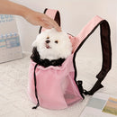 ZICHONG Pet Chest Carrier Backpack – Breathable Mesh, Built-in Anti-Escape Hook, Foldable & Portable for 3–5kg Small Dogs & Cats Outdoor Travel.(black:L)