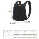 ZICHONG Pet Chest Carrier Backpack – Breathable Mesh, Built-in Anti-Escape Hook, Foldable & Portable for 3–5kg Small Dogs & Cats Outdoor Travel.(black:S)