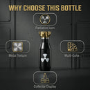 Creative Bomb Shaped Vacuum Tumbler, 500ml/16.91oz, 304 Inner & 201 Outer Stainless Steel, Vacuum Insulated 6-12H Hot/Cold, Leak-Proof Direct Drink, Hardcore Sci-Fi Trendy Item, Perfect Personality Gift!(brown)