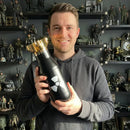 Creative Bomb Shaped Vacuum Tumbler, 500ml/16.91oz, 304 Inner & 201 Outer Stainless Steel, Vacuum Insulated 6-12H Hot/Cold, Leak-Proof Direct Drink, Hardcore Sci-Fi Trendy Item, Perfect Personality Gift!(brown)
