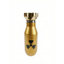 Creative Bomb Shaped Vacuum Tumbler, 500ml/16.91oz, 304 Inner & 201 Outer Stainless Steel, Vacuum Insulated 6-12H Hot/Cold, Leak-Proof Direct Drink, Hardcore Sci-Fi Trendy Item, Perfect Personality Gift!(brown)