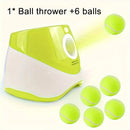 Automatic Pet Ball Launcher Toy with 3 Smart Launch Modes, Built-in Li-ion Battery & USB Charging, Long Battery Life, Indoor/Outdoor Use, Perfect Interactive Training Toy for Small and Medium Dogs(Light green)
