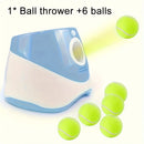 Automatic Pet Ball Launcher Toy with 3 Smart Launch Modes, Built-in Li-ion Battery & USB Charging, Long Battery Life, Indoor/Outdoor Use, Perfect Interactive Training Toy for Small and Medium Dogs.(blue)