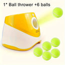 Automatic Pet Ball Launcher Toy with 3 Smart Launch Modes, Built-in Li-ion Battery & USB Charging, Long Battery Life, Indoor/Outdoor Use, Perfect Interactive Training Toy for Small and Medium Dogs.(blue)