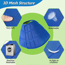 1. Soft Breathable Dog Cone Collar, Adjustable Pet Recovery E‑Collar for Large Dogs & Cats, Anti‑Licking Wound Protection Elizabethan Collar, Size L 2.