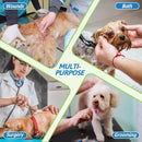 Soft Breathable Dog Cone Collar, Adjustable Pet Recovery E‑Collar for Small Dogs & Cats, Anti‑Licking Wound Protection Elizabethan Collar, Size S