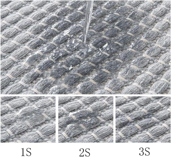 Soft Microfiber Farmhouse Bathroom Rug, Washable Kitchen Floor Mat, Woven Non‑Slip Bath Mat with Pure Tassels, Plush Woven Bathroom Carpet, Door Mat for Laundry Room, 20" x 32", Grey