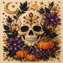 DIY Halloween Cute Ghost Lantern Diamond Painting Kit, Pearl Bead Art 20×20cm, Pre‑Stretched Inner Frame, Plastic Sealed Package with Full Set Craft Tools