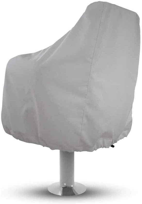 Boat Seat Cover, Waterproof Protective Cover for Outdoor Yacht Captain Chair, 210D Oxford Fabric Fixed Rear Seat Cover