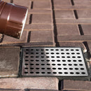 Stainless Steel Square Drain Cover Leaf Guard 15x15cm for Floor Drain - 1 Pack