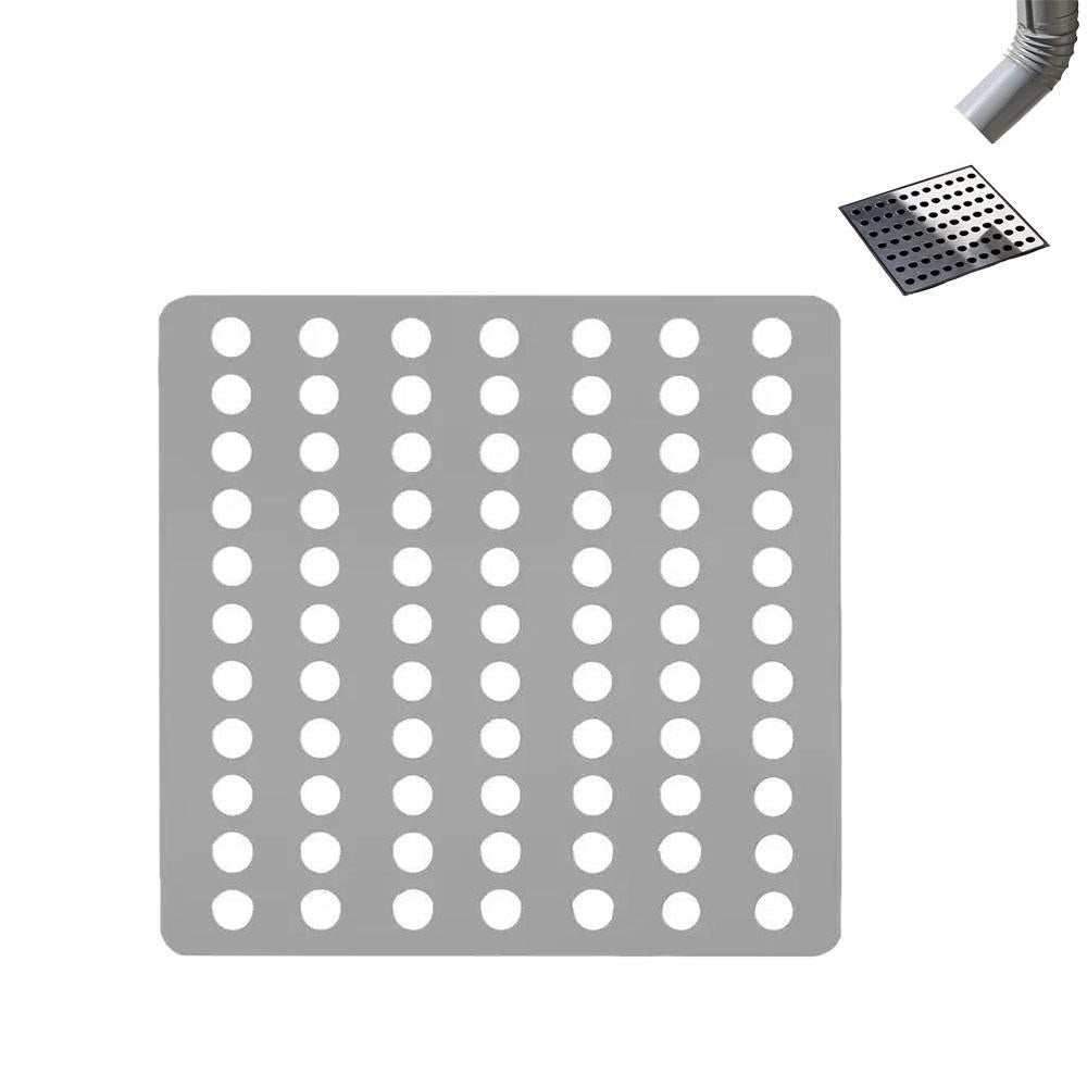 Stainless Steel Square Drain Cover Leaf Guard 15x15cm for Floor Drain - 2 Pack