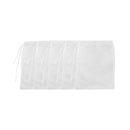 5Pcs Reusable Mesh Food Strainer Filter Bags for Nut Milk Juice Yogurt - L